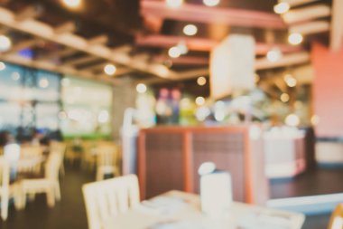 Soyut bulanıklık kahve dükkanı