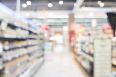 Soyut bulanıklık ve bokeh alışveriş ve perakende mağaza