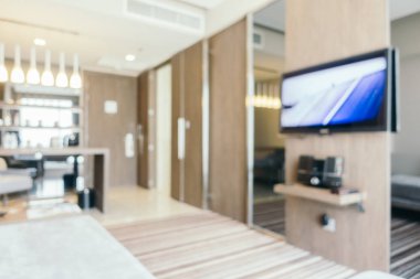 Soyut bulanıklık oturma odası