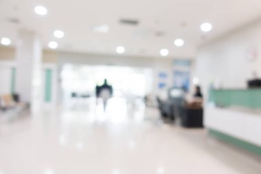 Soyut bulanıklık hastane ve klinik
