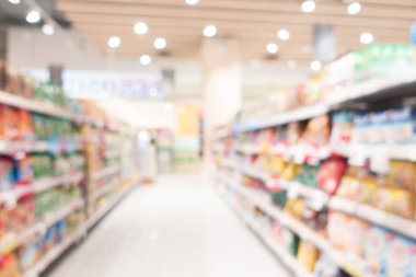 Soyut bulanıklık ve bokeh alışveriş merkezi