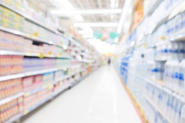 Soyut bulanıklık süpermarket