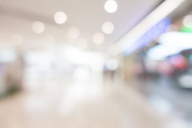 Soyut bulanıklık ve bokeh alışveriş ve perakende mağaza