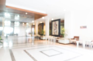 Bulanıklık otel soyut ve iç lobi