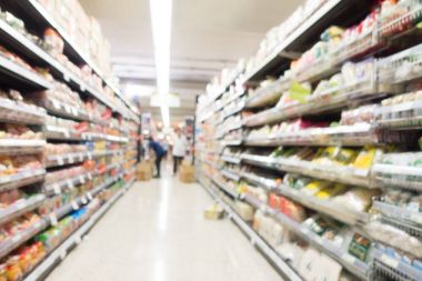Soyut bulanıklık mağaza alışveriş merkezi ile