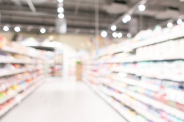 Soyut bulanıklık ve bokeh alışveriş merkezi