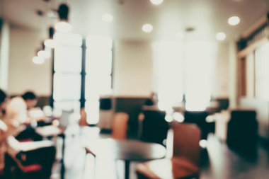 Soyut bulanıklık kahve dükkanı