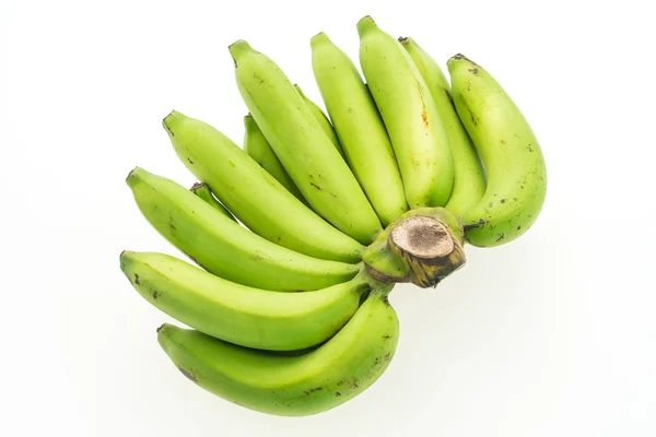 Banan zielony owoc — Zdjęcie stockowe