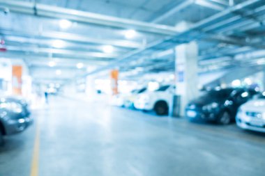 Bulanıklık araba park alışveriş merkezi