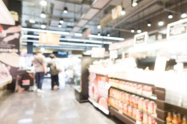 Soyut bulanıklık süpermarket