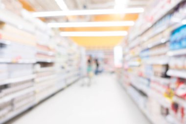 Soyut bulanıklık süpermarket