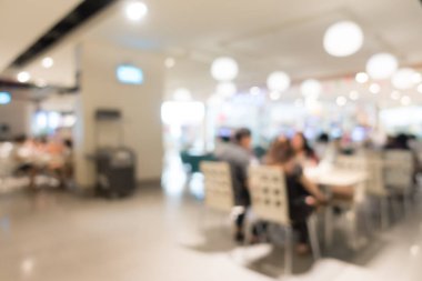 Soyut bulanıklık ve bokeh alışveriş merkezi