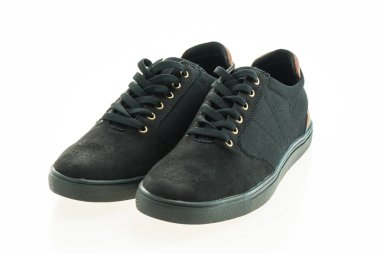 Güzel siyah deri ayakkabı