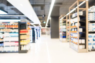 Soyut bulanıklık süpermarket