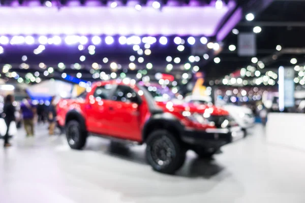 Abstrato borrão e carro desfocado e exposição motora show — Fotografia de Stock