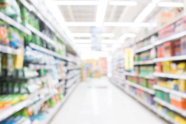 Soyut bulanıklık süpermarket