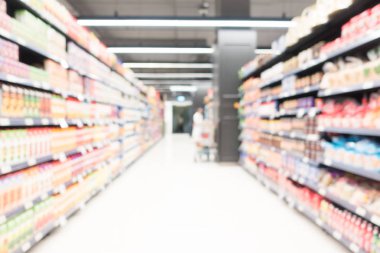 Soyut bulanıklık süpermarket