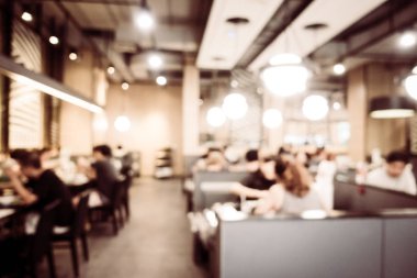 Bulanıklık ve bokeh kafede defocused soyut