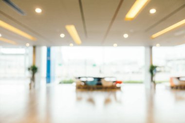 Soyut bulanıklık güzel ve lüks otel lobi iç