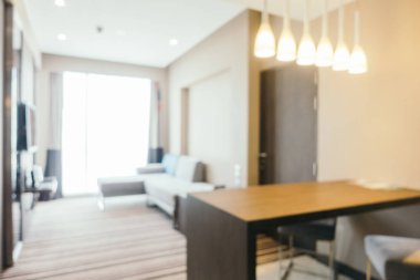 Soyut bulanıklık oturma odası