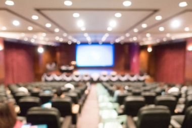 Bulanıklık seyirci salonu ve konferans toplantı