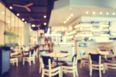 Bulanıklık ve bokeh kafede defocused soyut