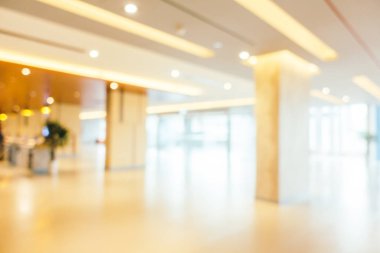 Soyut bulanıklık güzel ve lüks otel lobi iç