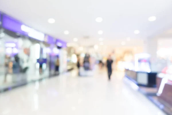 Loja de departamento de borrão abstrato com shopping center — Fotografia de Stock