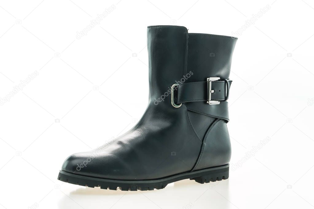 Leather fashion boots