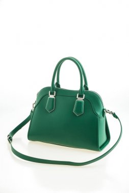 Güzel zarafet ve lüks moda yeşil çanta