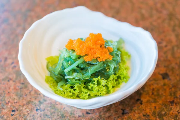 Seaweed wakame in white bowl — Stock Photo, Image