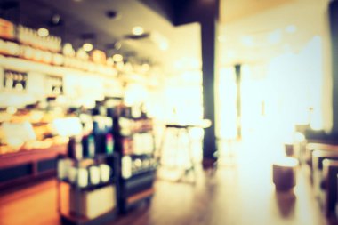 Soyut bulanıklık ve ufuk kafe Cafe ve Restoran