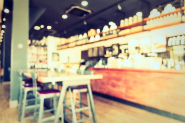 Soyut bulanıklık ve ufuk kafe Cafe ve Restoran
