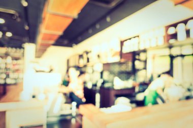 Soyut bulanıklık ve ufuk kafe Cafe ve Restoran