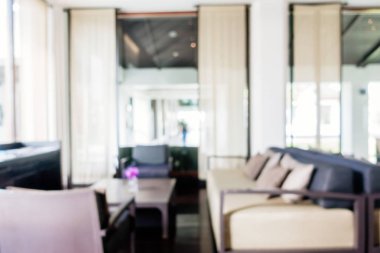 Soyut bulanıklık ve ufuk lüks otel ve lobi iç
