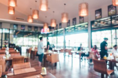 Soyut bulanıklık ve ufuk kafe Cafe ve Restoran