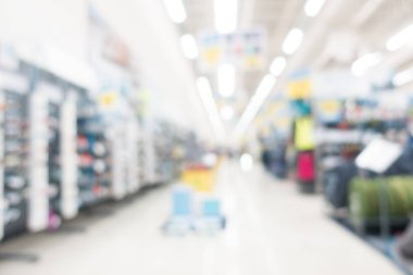 Soyut bulanıklık süpermarket