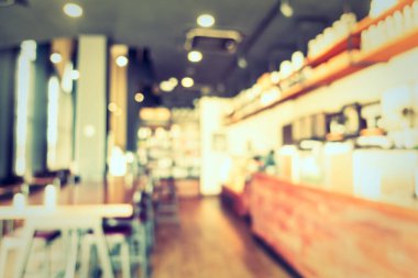 Soyut bulanıklık ve ufuk kafe Cafe ve Restoran