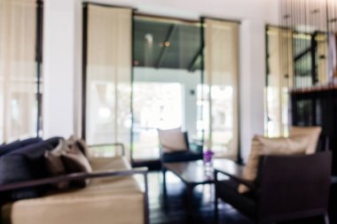 Soyut bulanıklık ve ufuk lüks otel ve lobi iç