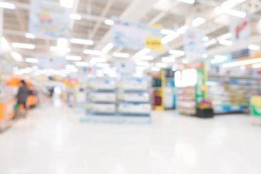 Soyut bulanıklık süpermarket