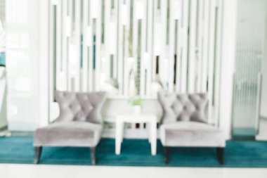 Soyut bulanıklık ve ufuk otel ve lobi iç