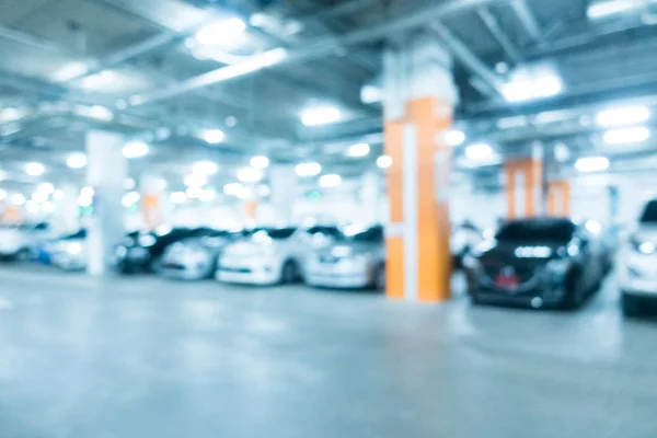 Abstracto desenfoque aparcamiento en el centro comercial — Foto de Stock