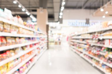 Soyut bulanıklık ve bokeh alışveriş merkezi