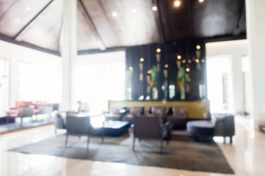 Soyut bulanıklık ve ufuk lüks otel ve lobi iç
