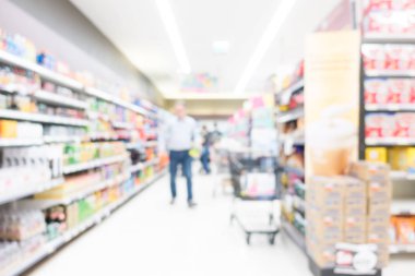 Soyut bulanıklık süpermarket