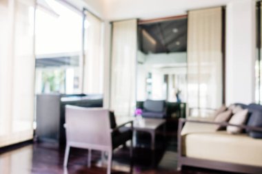 Soyut bulanıklık ve ufuk lüks otel ve lobi iç