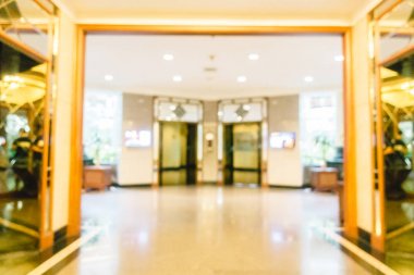 Soyut bulanıklık ve ufuk lüks otel ve lobi iç