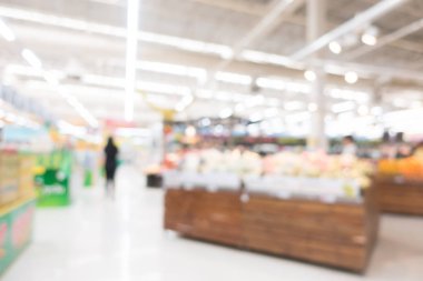 Soyut bulanıklık süpermarket