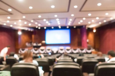 Bulanıklık seyirci salonu ve konferans toplantı