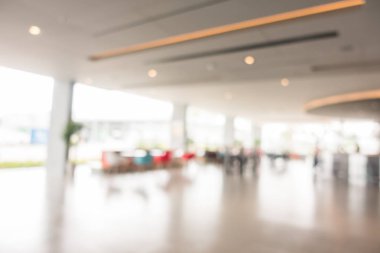 Soyut ile bulanıklık ve bokeh otel lobi iç defocused